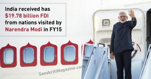 India received $19.78 billion FDI from nations visited by Narendra Modi in FY15