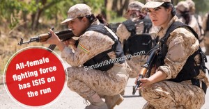 all female fighting force isis