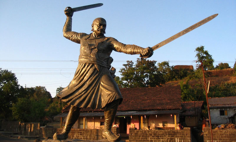 Statue of Baji Prabhu in Panhala Fort