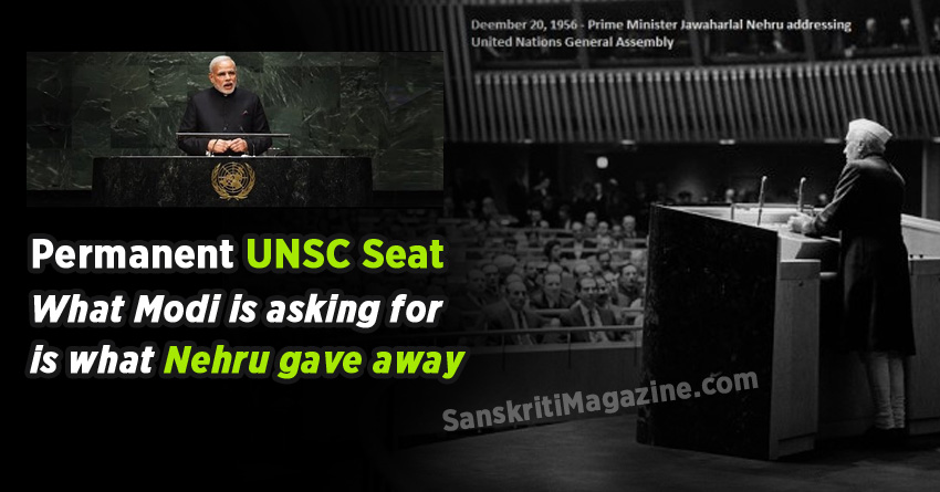 unsc seat nehru