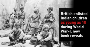 British enlisted Indian children as young as 10 during World War-I, new book reveals