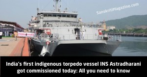 indigenous torpedo vessel INS Astradharani