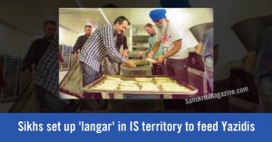 sikhs setup langar for yezidi in syria