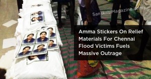 Amma Stickers On Relief Materials For Chennai Flood Victims Fuels Massive Outrage