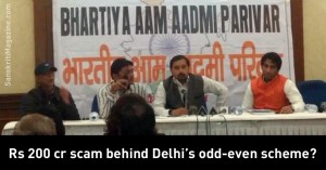 Rs 200 cr scam behind Delhi’s odd-even scheme