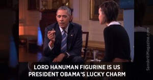 Lord Hanuman figurine is US President Obama’s lucky charm