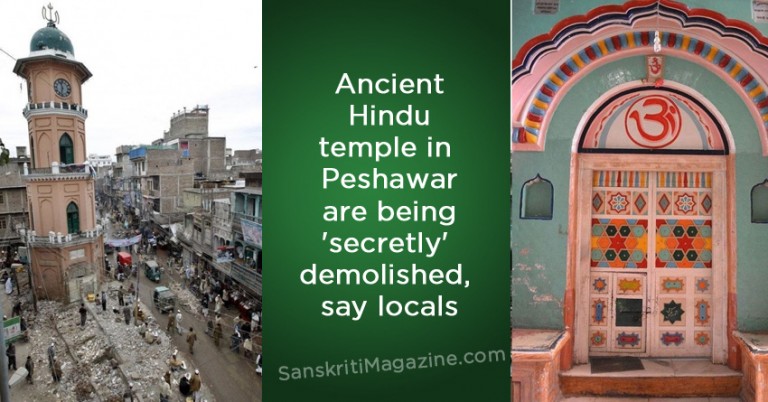 Ancient Hindu temple in Peshawar being 'secretly' demolished, say locals