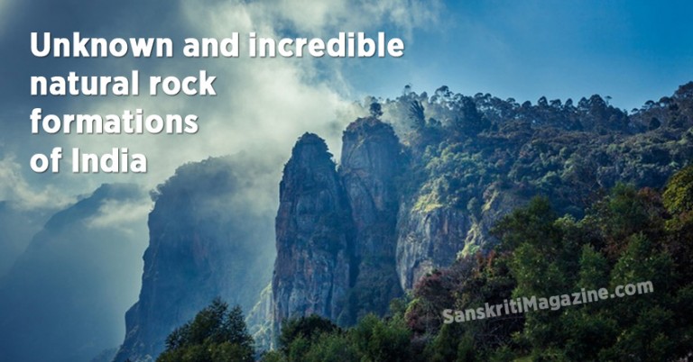 Unknown and incredible natural rock formations of India
