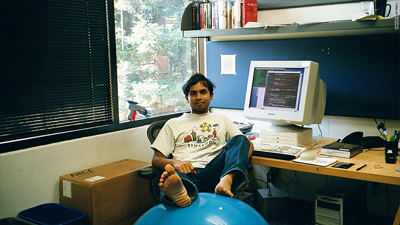 Kataru in his office in Google in 2001.