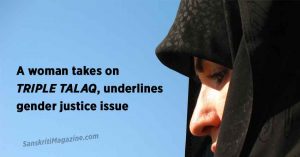A-woman-takes-on-triple-talaq,-underlines-gender-justice-issue