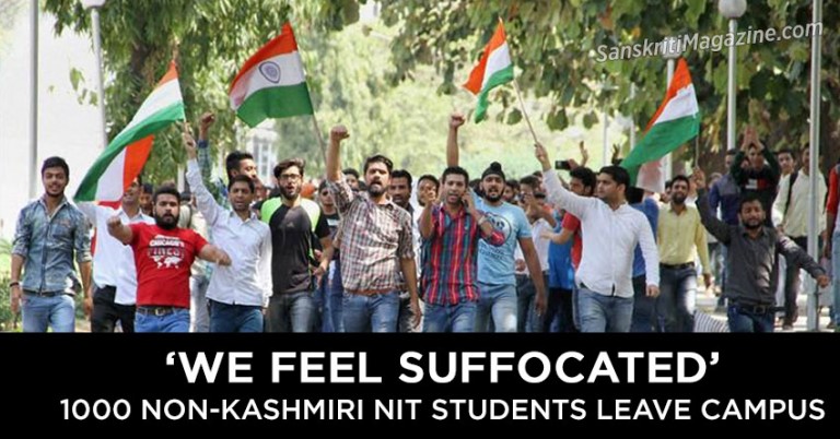 ‘We feel suffocated’: 1000 non-Kashmiri NIT students leave campus