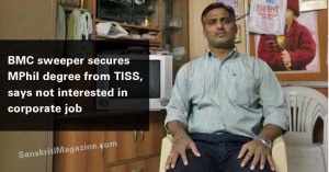BMC-sweeper-secures-MPhil-degree-from-TISS,-says-not-interested-in-corporate-job