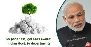 Go-paperless,-get-PMs-award-Indian-Government-to-departments