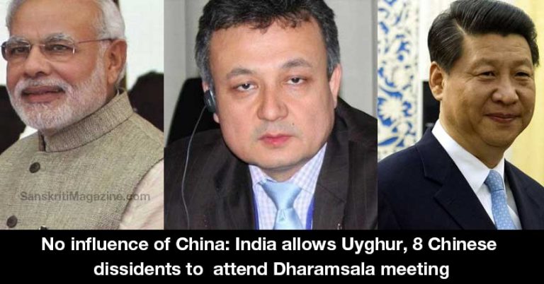 India allows Uyghur, 8 Chinese dissidents to attend Dharamsala meeting