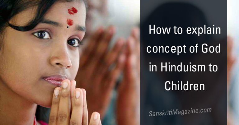 How to explain concept of God in Hinduism to Kids