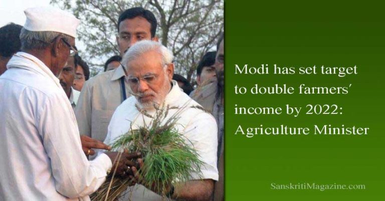 Modi-has-set-target-to-double-farmers'-income-by-2022-Agriculture-Minister