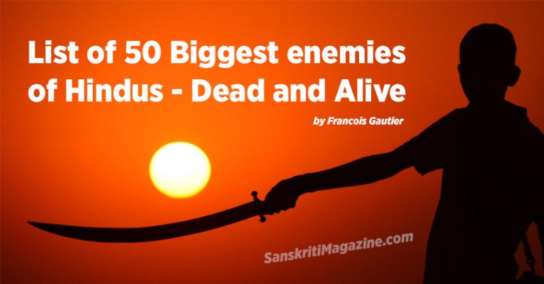 list of enemies of hindus