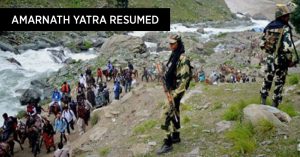 Amarnath yatra 2016 resumed