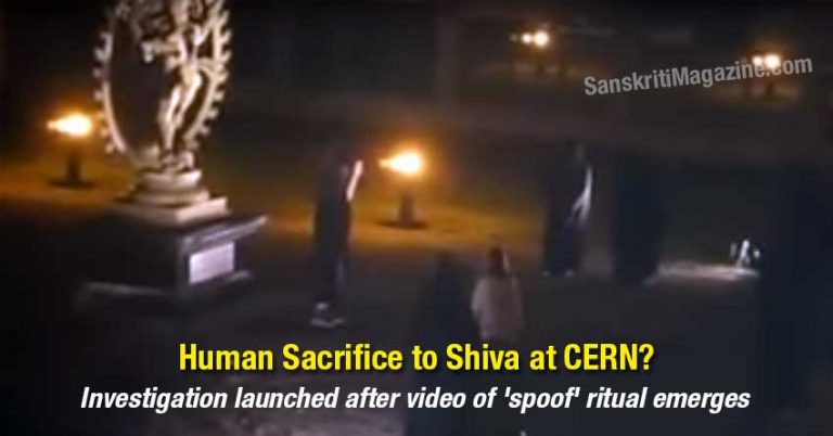 cern-shiva-Investigation-launched-after-video-of-'spoof'-ritual-emerges