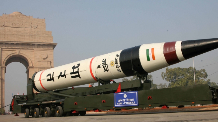 India test fires Agni-V missile off Odisha coast