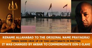 Rename Allahabad to the original name Prayagraj