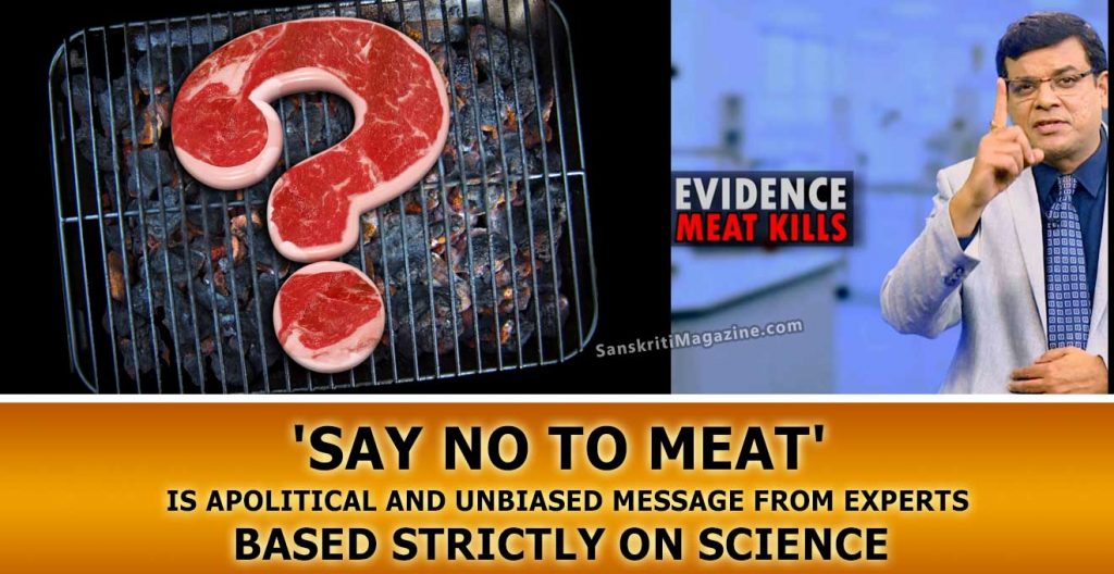 'Say no to meat' documentary - is apolitical and unbiased message from experts based strictly on science