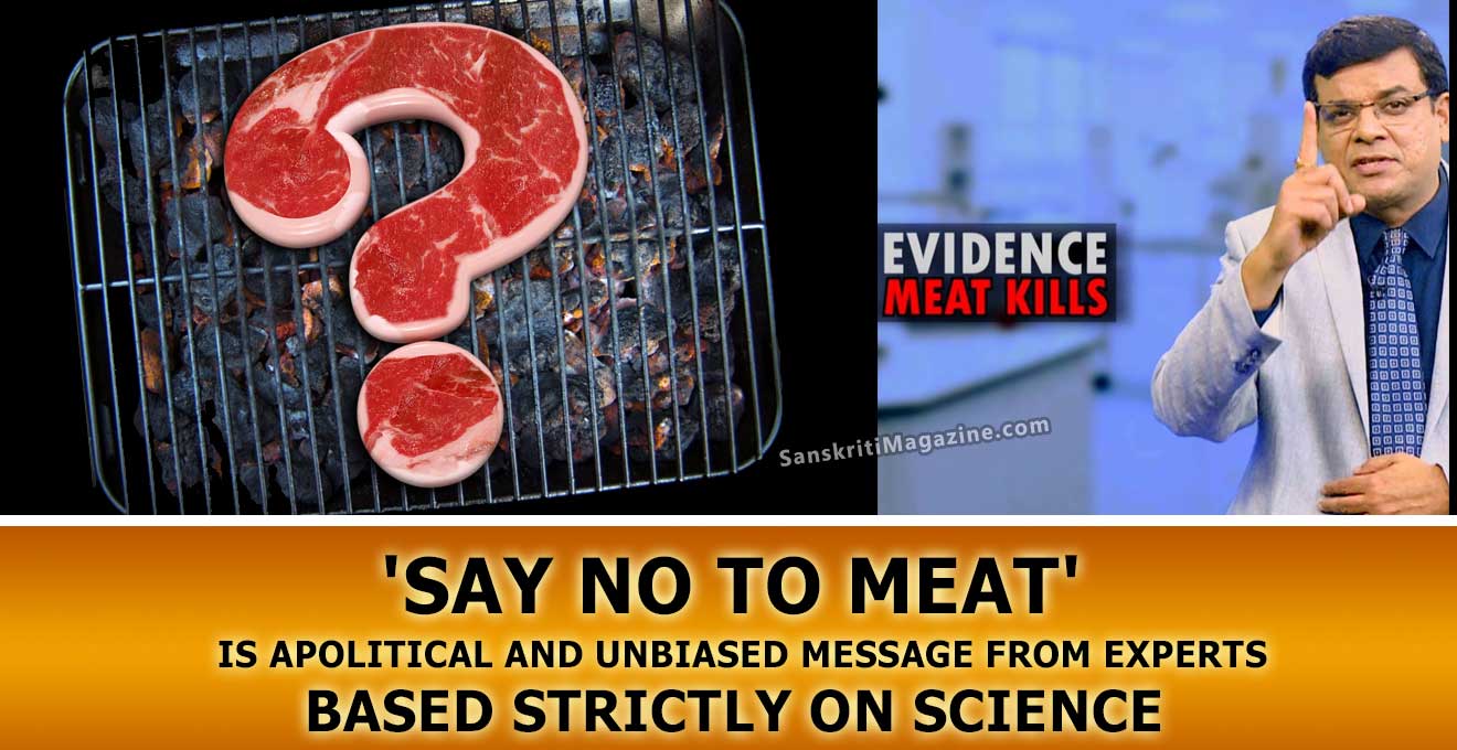 'Say no to meat' documentary - is apolitical and unbiased message from experts based strictly on science