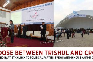 Choose-Between-Trishul-and-Cross-Nagaland-Baptist-Church-to-Political-Parties,-Spews-Anti-Hindu-&-Anti-India-Hate