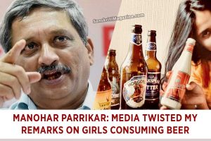Manohar Parrikar: Media twisted my remarks on girls consuming beer