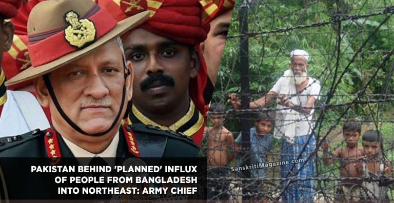 Pakistan-behind-planned'-influx-of-people-from-Bangladesh-into-northeast-Army-Chief