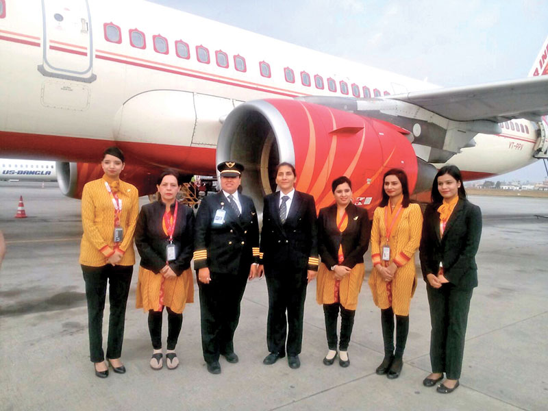 All-women-crew-Air-India-flight