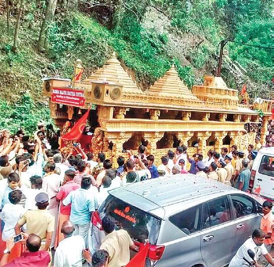 VHP’s Ram Rajya Rath Yatra reaches Tamil Nadu amid protests by Oppn, 300 arrested for blocking chariot