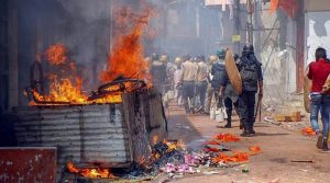 Stone pelting during Ram Navami procession in Asansol