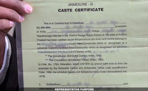 fake caste certificate