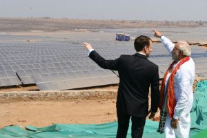 Modi, Macron inaugurate UP’s biggest solar power