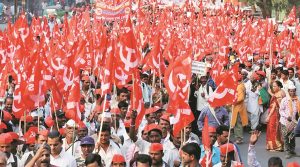 Indian farmers-march