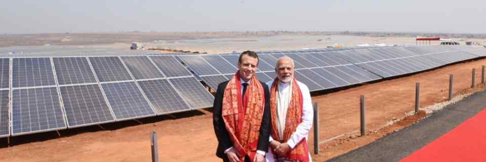 Modi, Macron inaugurate UP’s biggest solar power 