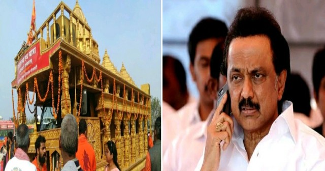 VHP’s Ram Rajya Rath Yatra reaches Tamil Nadu amid protests by Oppn, 300 arrested for blocking chariot