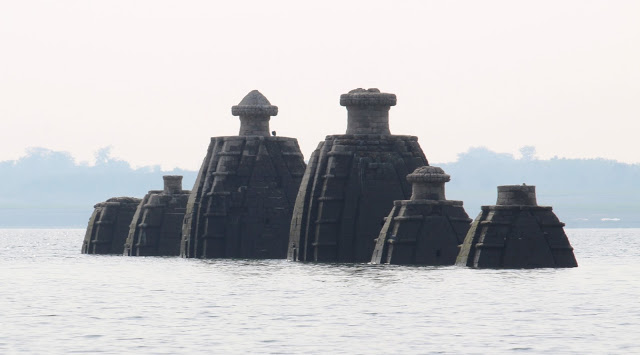 Lake submerged Bathu Temples of Himachal Pradesh