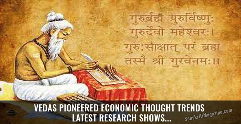 Vedas pioneered economic acitivity final