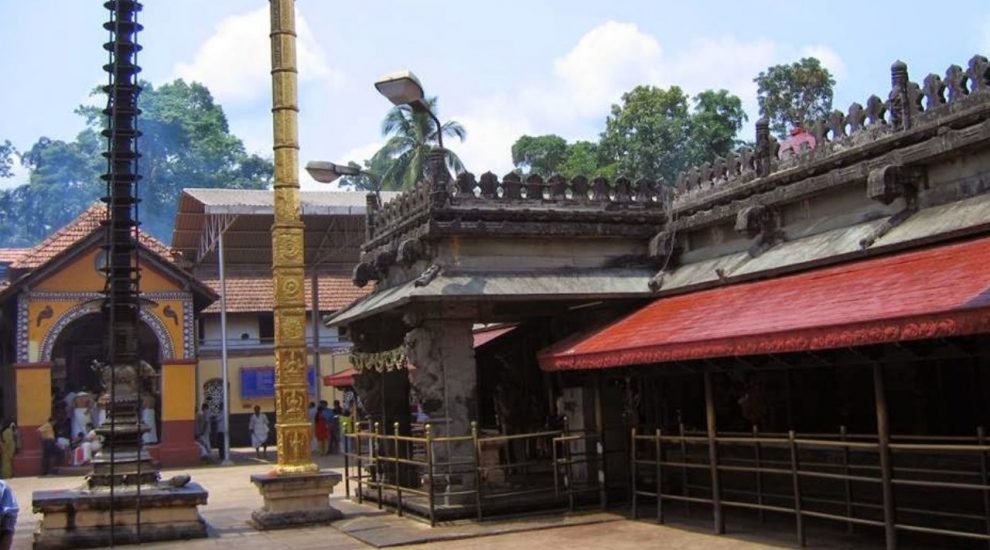 2300 Years Old Non Rusting Pillar of Kollur Mookambika Temple