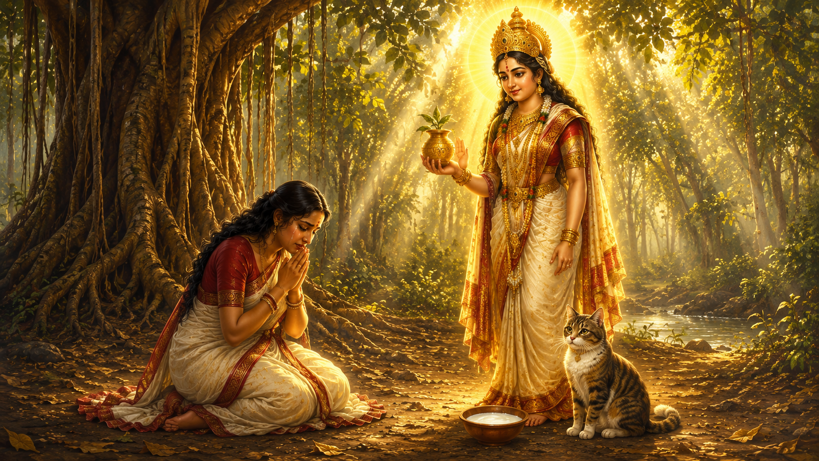 Jamai Shashthi 2026 — The Story of Maa Shashthi, the Cat, and the Wife Who Was Forgiven